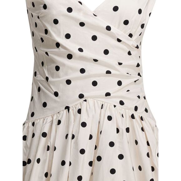 SELF-PORTRAIT Sequin Embellished Midi Dress Women WHITE Dresses - Picture 6 of 8